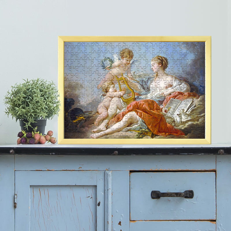 音楽の寓意 フランソワ・ブーシェ 0478 ジグソーパズル パズル 300ピース 程 ジグソー おしゃれ 名画 遊ぶ 高齢者 難易度 難しい 人気 インテリア 安い プレゼント 認知症予防 頭の体操 脳トレ 海外 有名 簡単