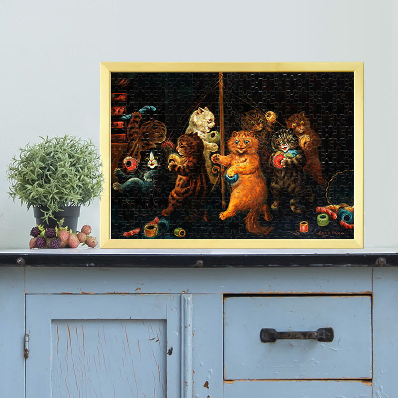 五月柱 ルイス・ウェイン 0485 ジグソーパズル パズル 300ピース 程 ジグソー おしゃれ 名画 遊ぶ 高齢者 難易度 難しい 人気 インテリア 安い プレゼント 認知症予防 頭の体操 脳トレ 海外 有名 簡単