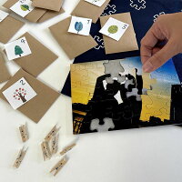 一ヶ月前記念、30日で完成する写真印刷したカウントダウンパズル