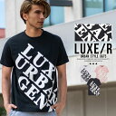 LUXE/R ラグジュ Tシャツ メンズ ミスタ—ジョージ 40代 50代 60代 ファッション おしゃれ 半袖 ブランド 半袖Tシャツ ロゴ トップス プリント ブラック ホワイト ピンク 脱おじさん 40代 ユニセックス 中年男性 服 春 夏 【郵】