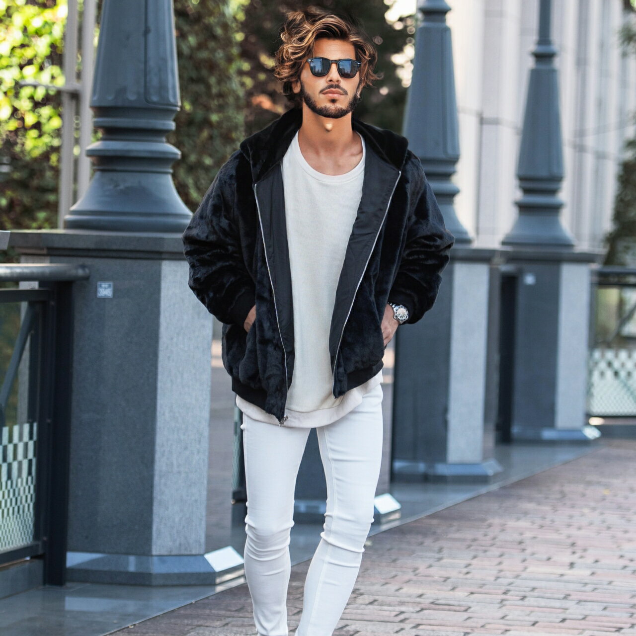 イケオジ おしゃれ MA-1 ファーパーカーちょい悪 オヤジ ミスタ—ジョージ ダンディ 40代 50代 60代 ファッション リバーシブル メンズ MA-1ジャケット MA1 ファージャケット フード ブルゾン 無地 大きいサイズ ゆったり ブラック 黒 防寒着 暖かい 中年男性 服 秋 冬