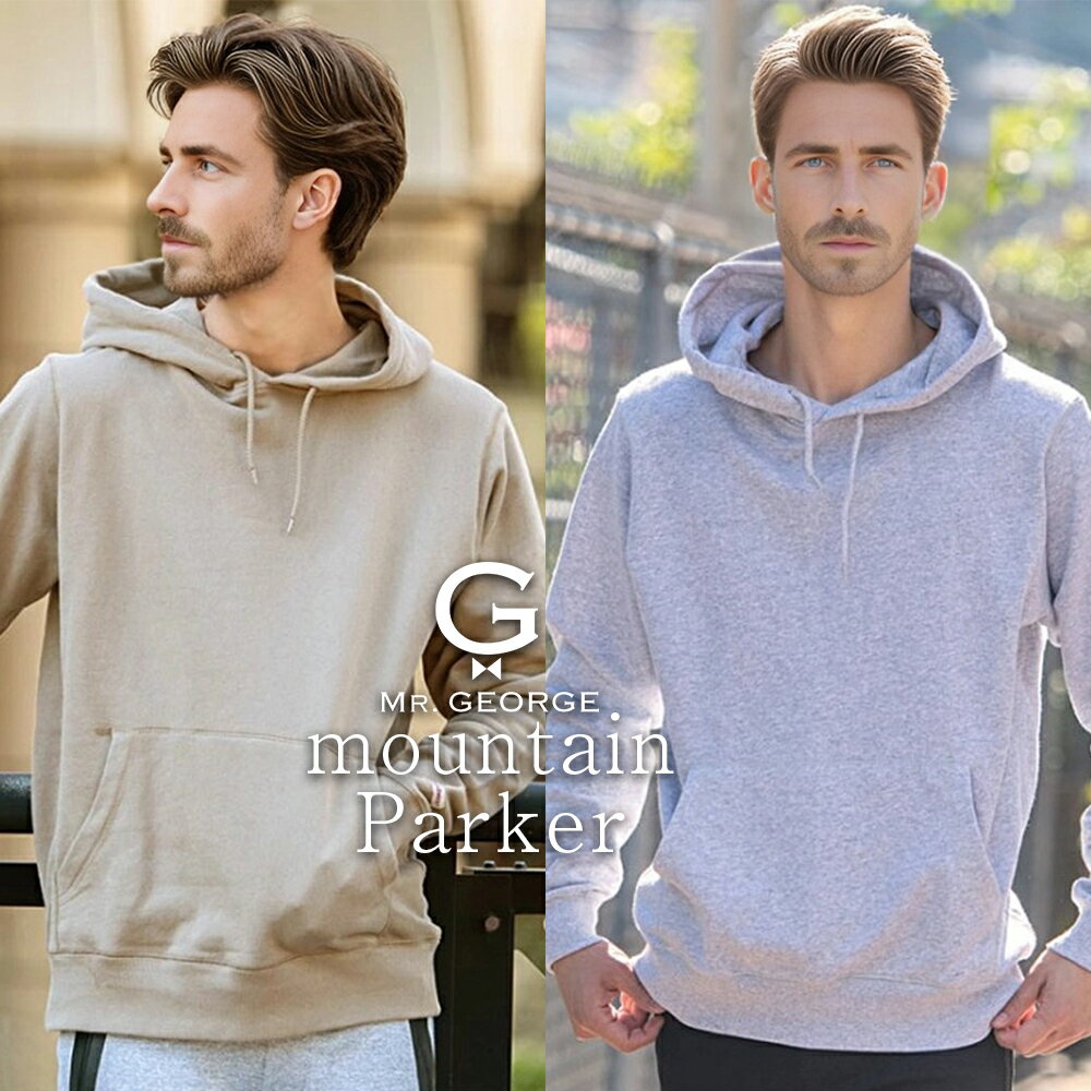 Rakuten - パーカー 40代 メンズ ミスタージョージ スウェット Goodwear グッドウェア トップス USAコットン スエット プルオーバー プルパーカー フーディー カジュアル ヘビーウェイト コットン 厚手 トップス インナー 無地 定番 40代 50代 ユニセックス 秋 冬 秋冬 イケオジ ちょ
