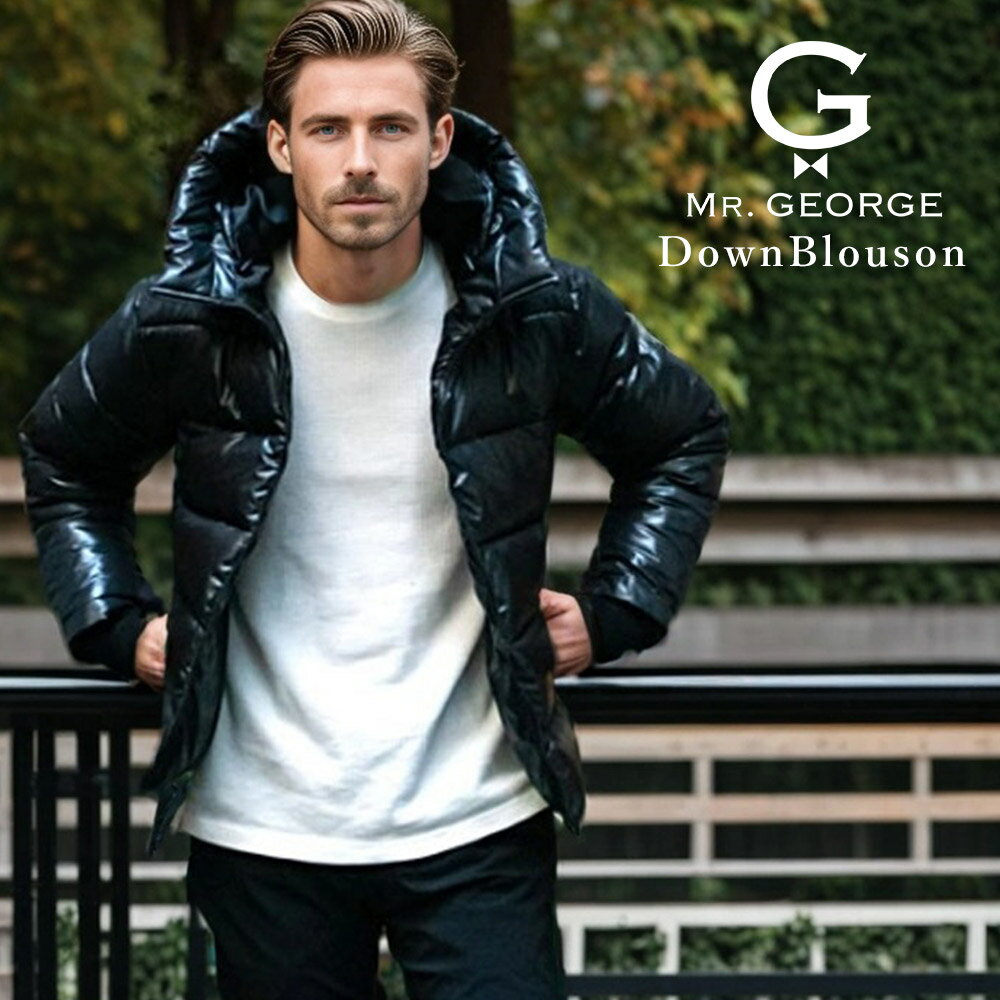 イケオジ 中綿 ジャケット メンズ アウター ブルゾン ブランド おしゃれ 大人 刺繍 ロゴ 暖かい 防寒 ..