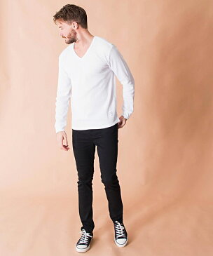 【送料無料】【3枚セット】サーマルVネック長袖Tシャツ/3枚セット【あす楽対応】【3Pパック 3枚組 セット 無地 白 ホワイト 黒 ブラック グレー 春 夏 秋 冬 2021】