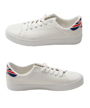 PUレザーローカットスニーカー/全3色【あす楽対応】25.0-25.5cm26.0-26.5cm27.0-27.5cmベージュスウェード星条旗アメリカユニオンジャックイギリス