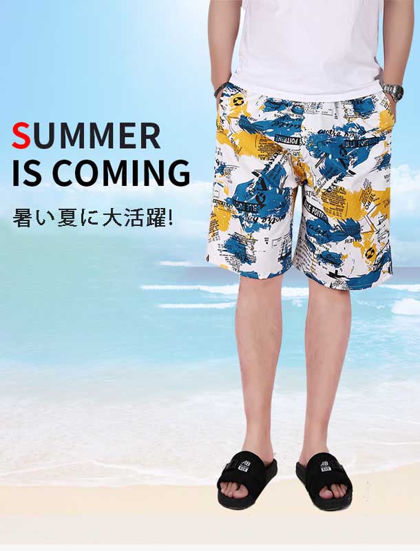 水着 メンズ 大きいサイズ 夏 サーフパンツ おしゃれ 海パン 水陸両用 ショートパンツ ハーフパンツ ラッシュガード ビーチパンツ 花柄 スイムパンツ 短パン カジュアル スポーツウェア 海水パンツ プレゼント 海 プール ビーチ リゾート 20代 30代 40代