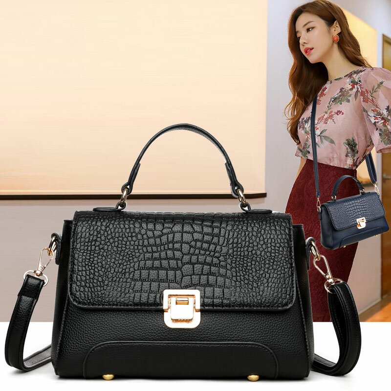 【PU/2way/秋冬対応】レディース ハンド&ショルダーバッグ 軽量 斜めがけ 通勤・フォーマル・旅行対応 上品デザイン 母の日ギフト