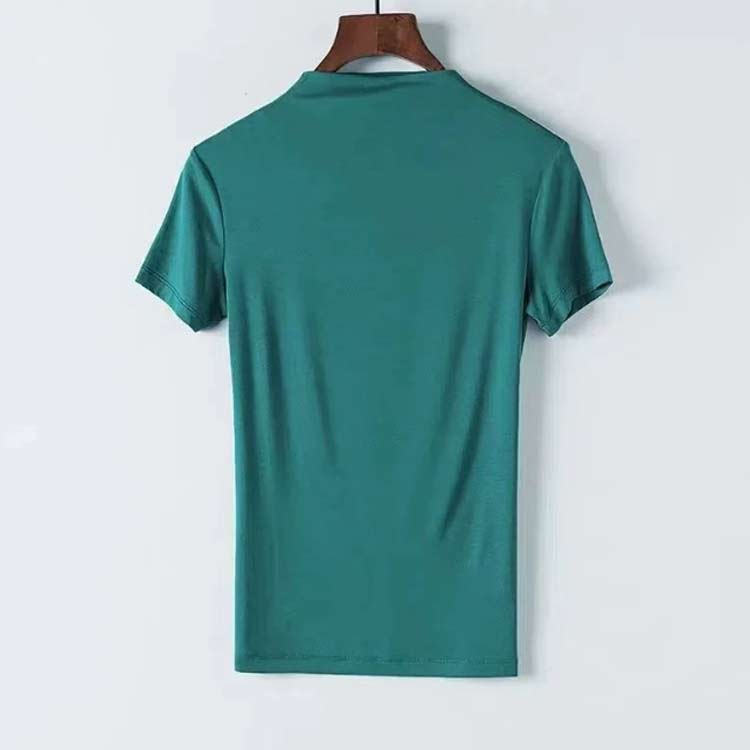 速乾 UVカット カットソー プチハイネック ハイネック 夏 半袖 無地 レディース 吸汗 半袖Tシャツ 大きいサイズ シンプル きれいめ タートルネック 黒 インナ ブルー 白 schik-10021333 schik サンプル画像2