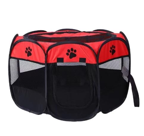 Rakuten - パッと開く 折りたたみ式 ペットサークル 犬 猫 防災 アウトドア サークル ゲージ カテゴリトップ その他 中型犬対応
