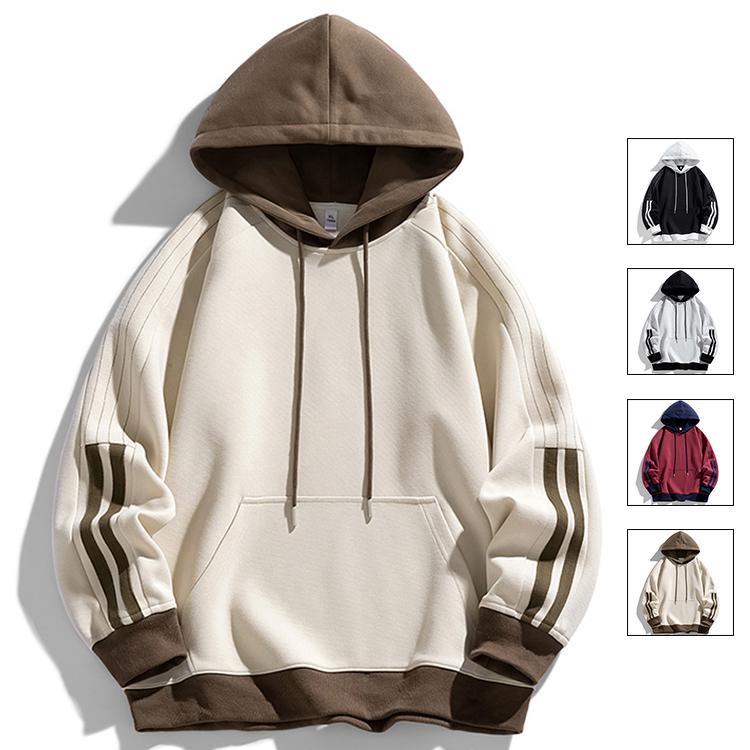 Rakuten - メンズ パーカー 長袖パーカー 春物 parka プルオーバーパーカー スウェット フード付き 無地 春服