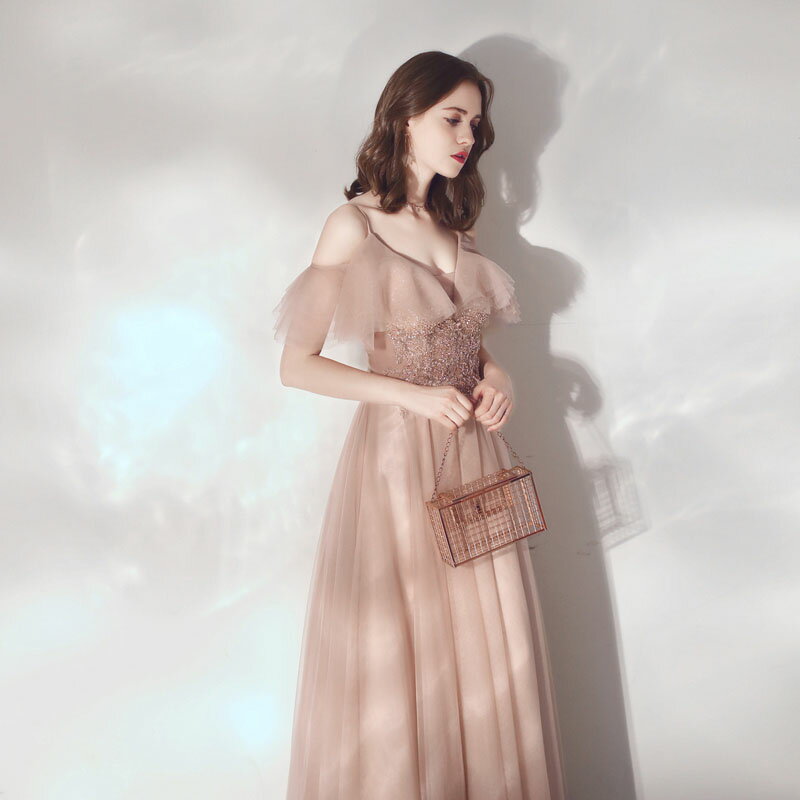 ウェディングドレス フォーマル 吊りスカート ワンピース ウエディングドレス ドレス ロング 可愛い花嫁ドレス 結婚式披露宴演奏会ドレス 旅行海撮影ワンピー 二次会パーティードレス 森系 優雅 前撮り/後撮り 結婚式