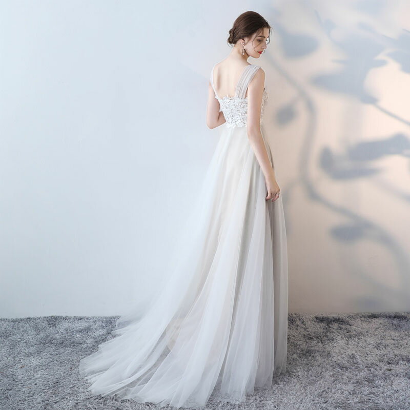 海外挙式 wedding dress ノースリーブ 花嫁 フォーマルドレス 二次会 パーティードレス 結婚式 ウェディングドレス 成人式 ブライダル ロングドレス レディース ワンピース ファッションショー 前撮り ドレス 挙式 披露宴 演奏会 発表会