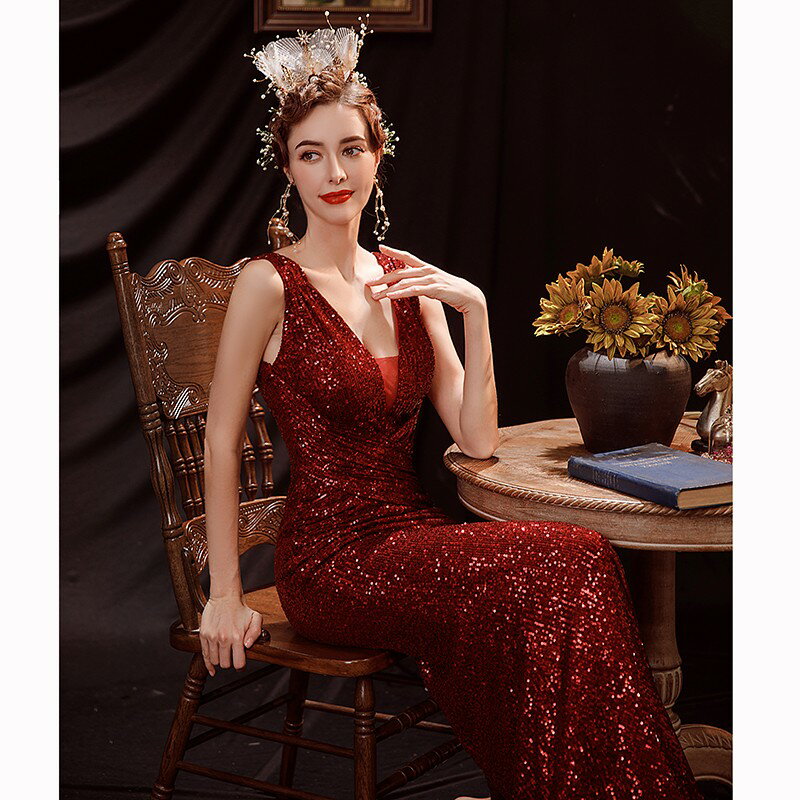 カラードレス 無地 フォーマルドレス 袖なし 前撮りドレス ブライト 演奏会用 マーメイドドレス きれいめ ステージ 衣装 セクシー ロングドレス 花嫁 パーティードレス ファスナー 撮影 wedding dress ビーチフォト オーダーメイドも可能