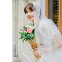 高級材質 ウェディングベール フランス設計 夏のウェディング 結婚式 披露宴 セミロング マリアベール 手作りベール シンプル 透明感 仙女 お姫様 甘い夏 トプリンセス 優雅 ビンテージ 海外撮影 旅行結婚 撮影道具