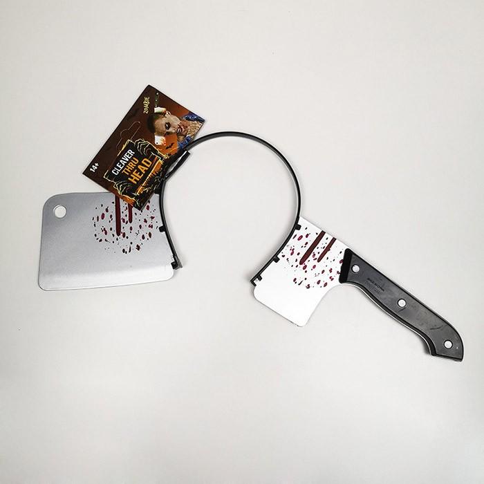 ハロウィン コスプレ 道具 ヘッドバンド 血のり 斧 包丁 ナイフ ハサミ ビール瓶 矢 ゾンビ ホラー 仮装 恐怖 演出 パーティー 小道具 イベント 舞台 schik-10024282 schik サンプル画像3