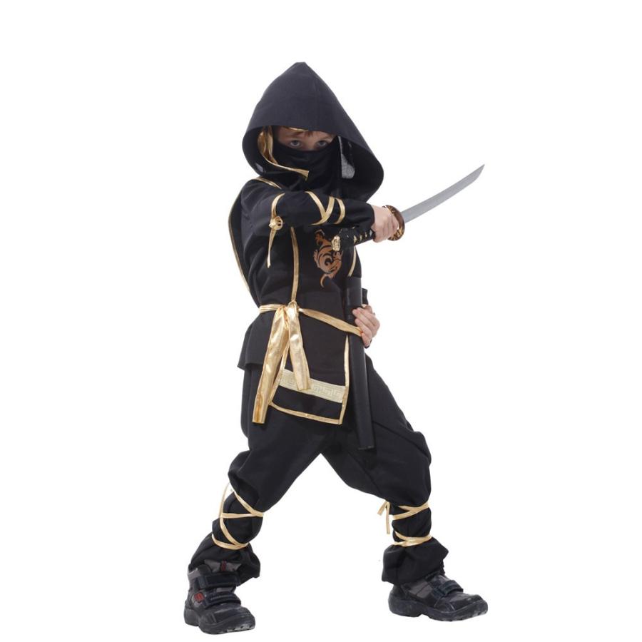 忍者衣装 ハロウィンコスプレ ハロウィン仮装 忍者変装 子供 ベビー キッズ ニンジャ コスチューム 可愛い 男の子 イベント パーティー 舞台 発表会 schik-10023967 schik サンプル画像3