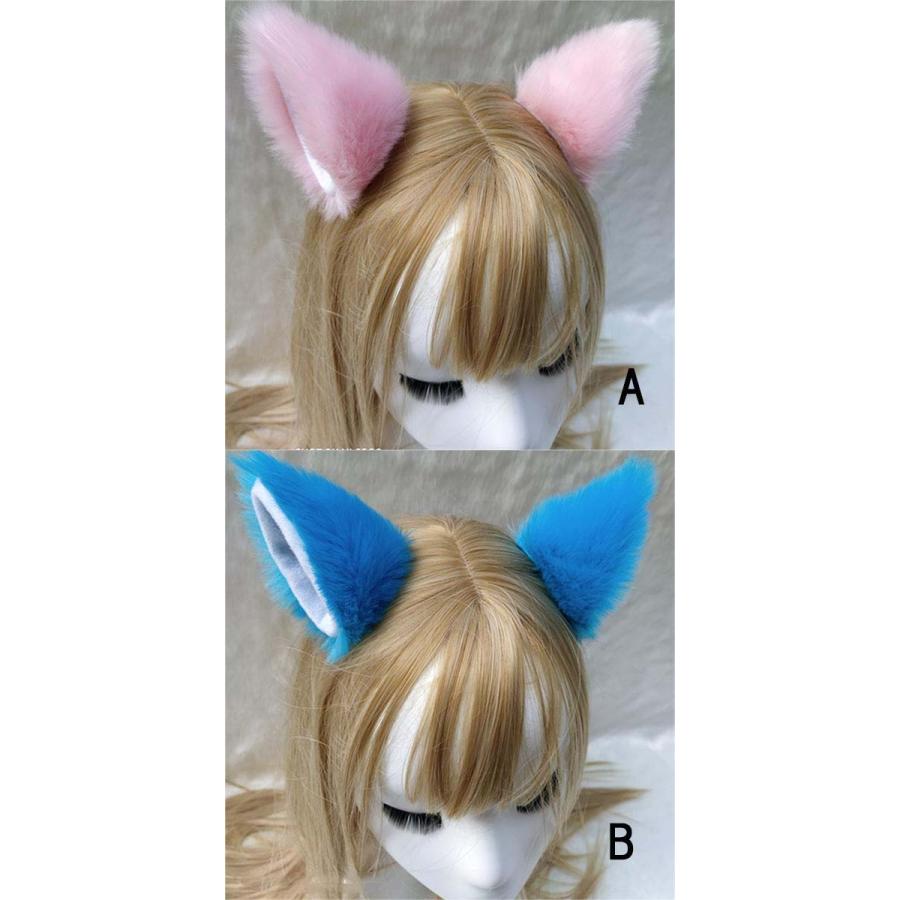 狐 犬 猫 耳 コスチューム ハロウィン コスプレ 道具 学園祭 フェイクファー アニマル 動物 ふわふわ schik-10024254 schik サンプル画像3