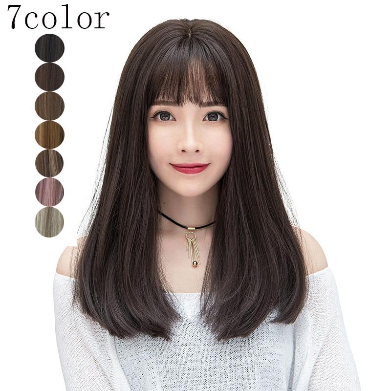 [ セット内容 ]ウイッグ/ヘアネット「記載のないアクセサリー、小物等は付属しません」[ カラー ]A（完売）/B（完売）/C/D/E（完売）/F/G[ 素材 ][ サイズ ](cm)長さ：約46cm※表記寸法と実寸値の多少の誤差はご容赦ください※こちらの商品は、個人差等ございますので、商品ご到着後、お客様ご自身より手くしやカット等多少の調節が必要な場合もございます。※ご注意：詳しいサイズや注意点については、【商品情報・詳細】を必ずご確認ください。ウィッグ フルウィッグ ミディアム セミロング 自然 つけ毛 小顔 コスプレ ハロウィン wig うぃっぐ かつら 可愛い 小顔効果抜群 仮装 原宿 パーティー 結婚式 耐熱ウィッグdp002zmzmx1サイズ表（cm）長さ：約46cm※表記寸法と実寸値の多少の誤差はご容赦ください※こちらの商品は、個人差等ございますので、商品ご到着後、お客様ご自身より手くしやカット等多少の調節が必要な場合もございます。「記載のないアクセサリー、小物等は付属しません」注意事項下記項目を必ずご一読頂き、ご了承の上ご注文をお願いします。● 閲覧環境により掲載写真と実際の商品の色合いが異なる場合があります。● モデルに小物を使う場合がございますが商品に含まれません。● 稀ではございますが製造過程・出荷過程で出来る細かなキズ・汚れ・ほつれ等がございます。細部まで気になる方のご購入はご遠慮ください。● 商品の仕様・デザインは製造元の都合により予告なく変更することがあります。また、突然の欠品等で商品手配の遅れや手配ができない場合がございますので、ご了承ください。● ボタンの穴が開いていない商品が稀にございますが不良品ではございません。● 海外製品のため品質表示タグのついていない商品もございます。● 万が一商品に不備があった場合の返品・交換は商品到着後5日以内とさせていただいております。期日以降はお受け致しかねます。● 土日祝祭日のご注文およびお問い合わせへの弊社からの回答は翌営業日以降となります。結婚式やイベントにて、ご友人と同じ商品をそれぞれ別にご購入予定のお客様へ● ご友人と同日にご注文・ご入金をお願い致します。（難しい場合、ご注文前にご相談ください）● ご注文の際にご注文手続きページにて【同じ商品を希望するご友人のお名前】欄に、該当するご友人のお名前を必ずご記入ください。● 製造元の都合により稀に商品の仕様（色味やデザイン等）が予告なく変更する場合や複数店舗販売の関係上、在庫切れが起こる場合がございます。● ご友人のお名前のご記入がなかった場合や、別日でのご購入、またはご入金が遅れてしまった等の理由による在庫切れ・仕様変更によるデザインの相違があった場合の交換、返品等は受け付けることができなくなりますのでご注意願います。お買い物ガイド　＞