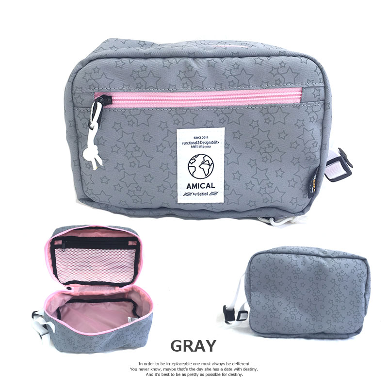 AMICAL-���ߥ���- AMC1-008 �������ץ��ȥ����ǥ�������̥ݡ��� ��ǥ����� ��� men's lady's �ޥ������Хå� bag ι�� �ȥ�٥�