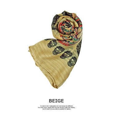 スカルストール ドクロ スヌード 夏 春 刺繍 大判 ボーダー レース サニプレ