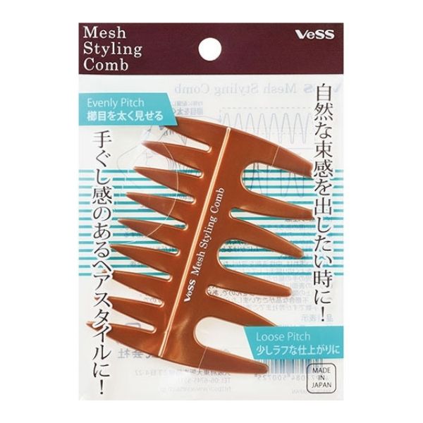 【1個】【定形外郵便発送】ベス AC-400 メッシュスタイリングコーム【取り寄せ商品A】【美容師用 プロ用 理容師 サロン専売 美容学生 メンズカット レディ...
