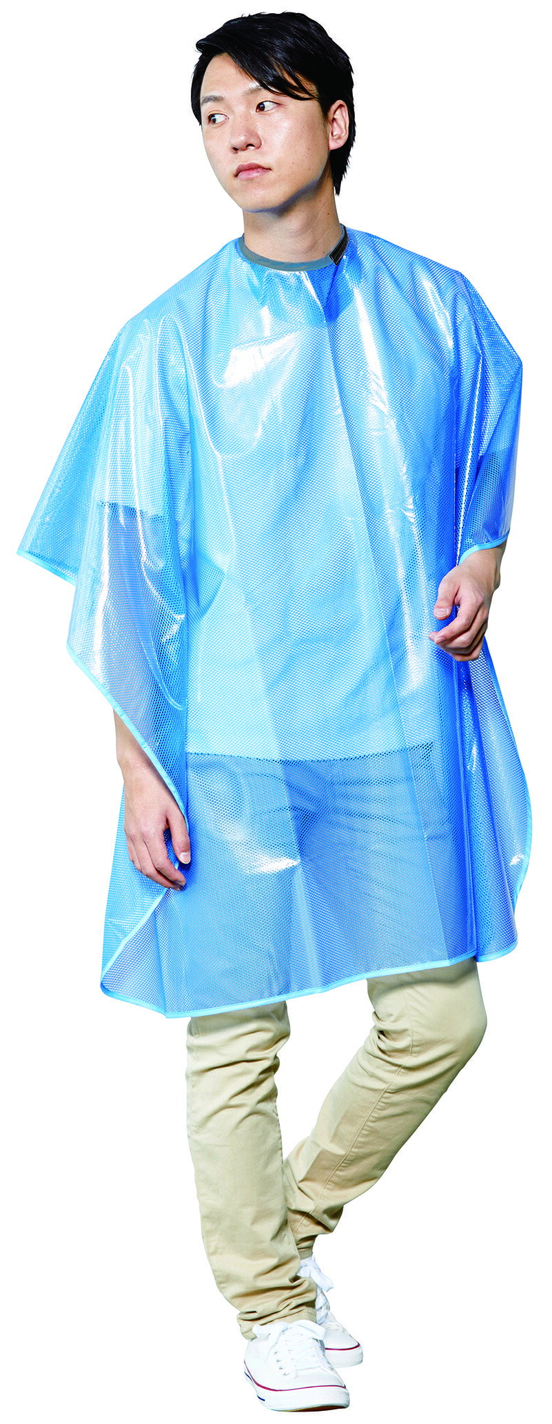 ワコウ クリスタルクロス ビッグネック【取り寄せ商品A】【プロ用 美容師用 理容師用 サロン専売 軽量 耐久性 使いやすい 動きやすい 汚れに強い メンズ対応 ...