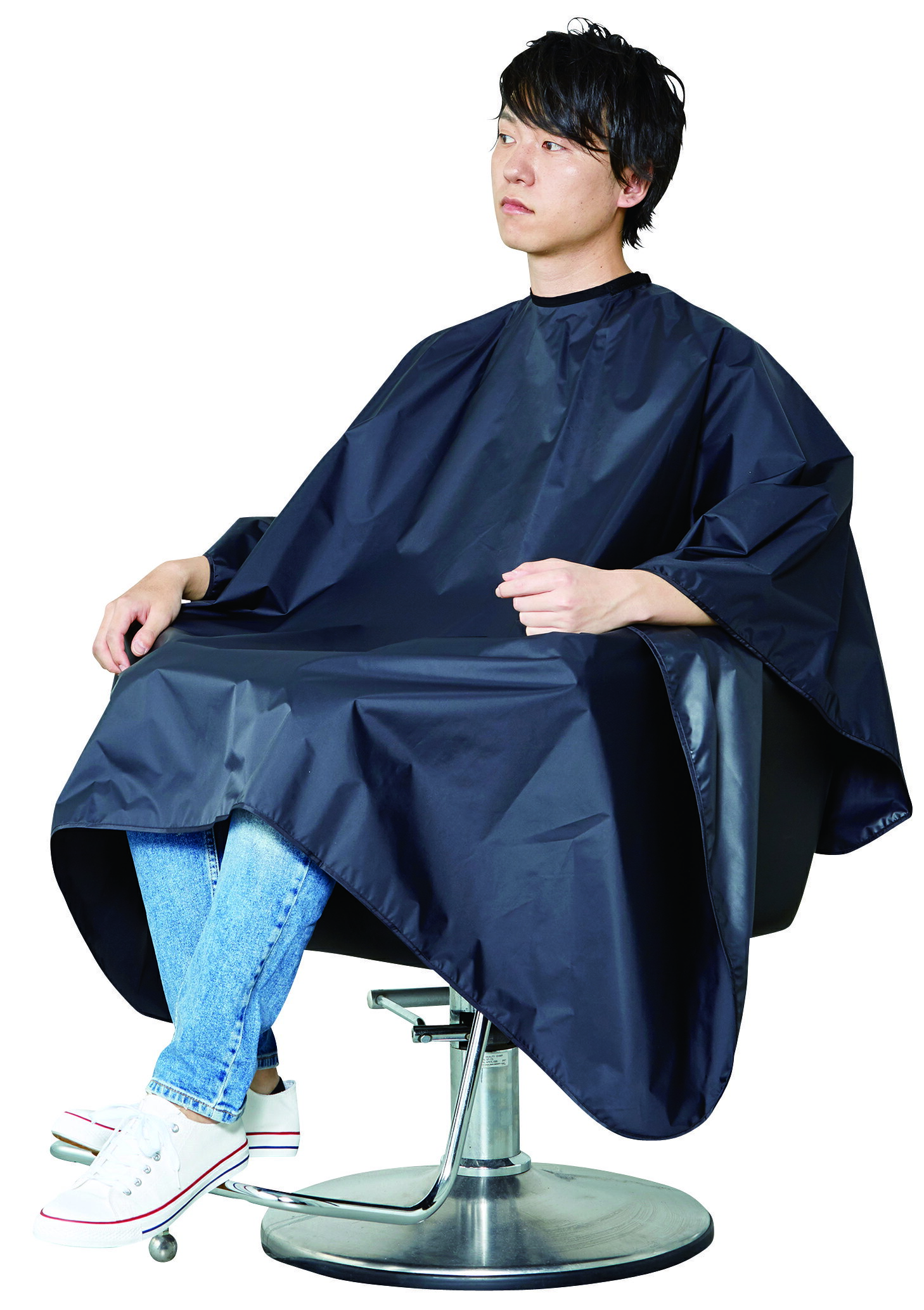 ワコウ No.3319 ワイドヘアダイクロス ブラック【取り寄せ商品A】【プロ用 美容師用 理容師用 サロン専売 軽量 耐久性 使いやすい 動きやすい 汚れに強...