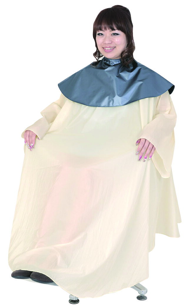 エクセル No.343 ハイクラスケープS ブラック【取り寄せ商品A】【プロ用 美容師用 理容師用 サロン専売 軽量 耐久性 使いやすい 動きやすい 汚れに強い...