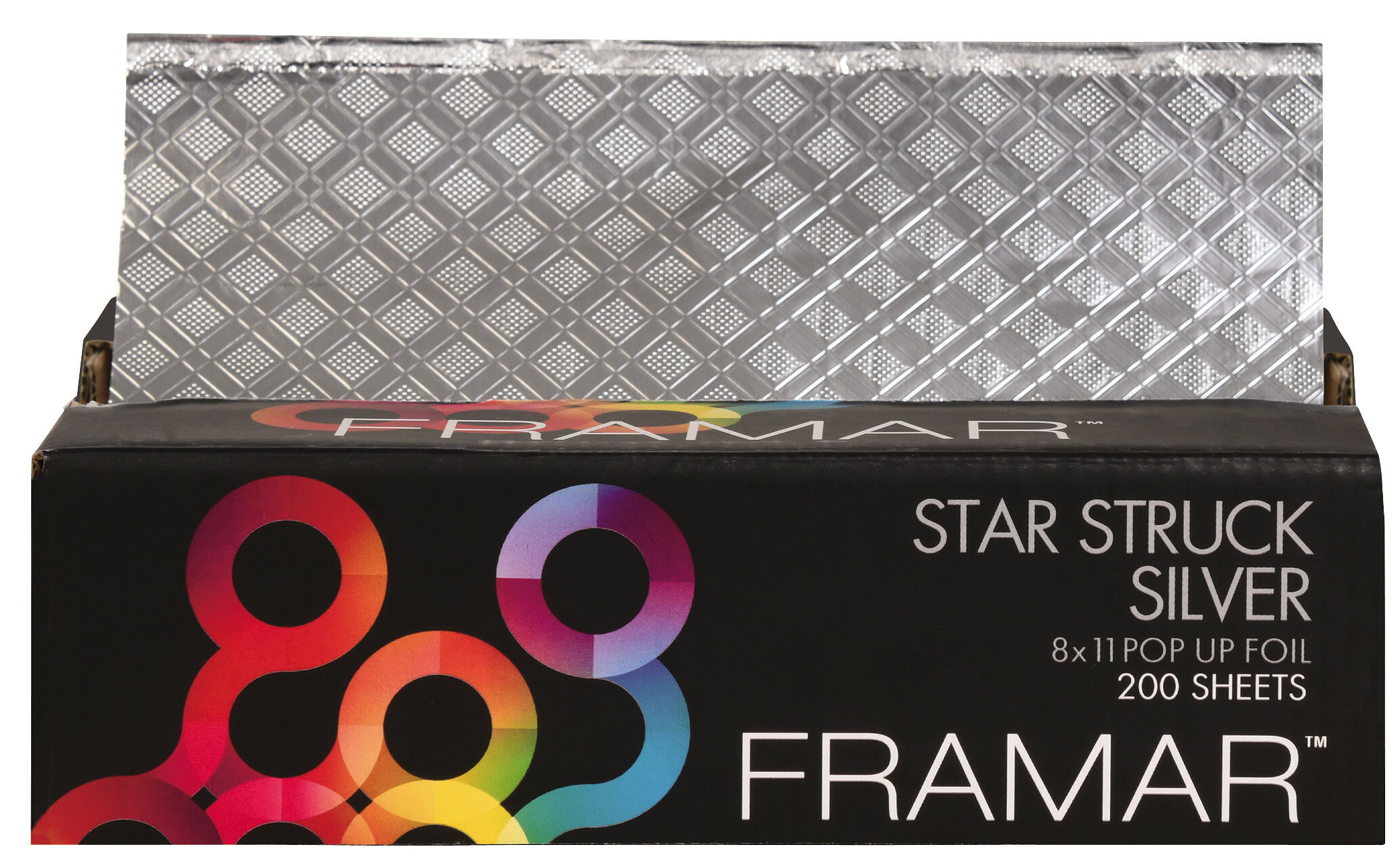 商品詳細 ヘアカラーの施術に使用するホイルです。 商品仕様 品名: FRAMAR ポップアップホイル スタースタックシルバー