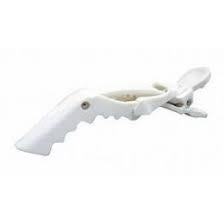 【1個】【定形外郵便発送】ドラゴンクリップ ホワイト【取り寄せ商品A】【美容師用 プロ用 理容師用 サロン専売 強力保持 滑りにくい しっかり留まる 耐久性 軽...