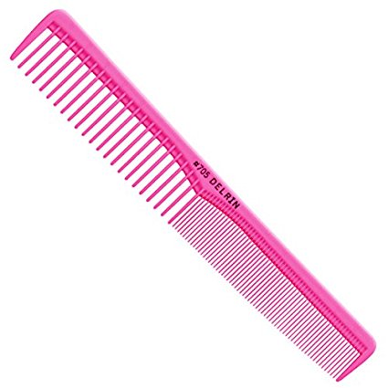 【1個】【定形外郵便発送】植原セル デルリンテーツコーム #705 ショッキングピンク【取り寄せ商品A】【美容師用 プロ用 理容師 サロン専売 美容学生 メンズ...