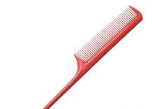 植原セル ニューデルリンリングコーム No.3先細 レッド【取り寄せ商品A】【美容師用 プロ用 理容師 サロン専売 美容学生 メンズカット レディースカット ト...