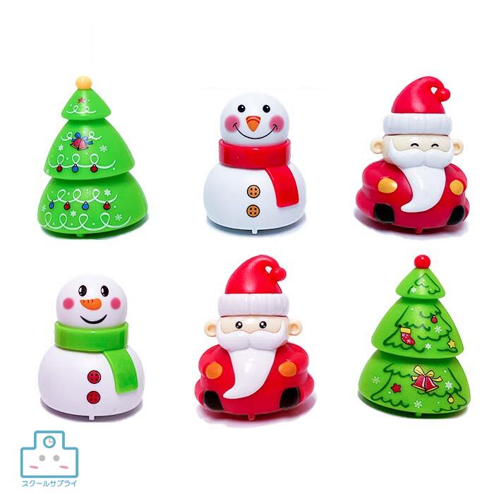 乐天商城 - 【正規代理店】GO!GO! クリスマスカー ＜6種800=(25×8)×4＞　クリスマス カー 車 プルバック走行式 景品 イベント かわいい おもちゃ 玩具 子供会 ヒロイチ　HC12-405