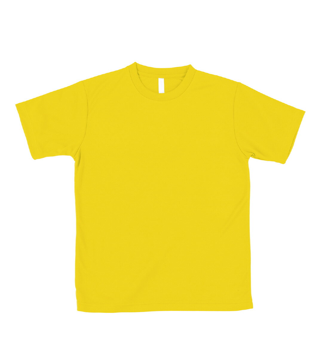乐天商城 - 【個人宅配送不可】ATドライTシャツ L イエロー 150gポリ100%　アーテック