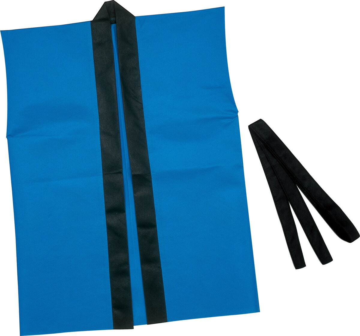 【個人宅配送不可】 カラー不織布 ハッピ子供用袖無　J　青　 アーテック