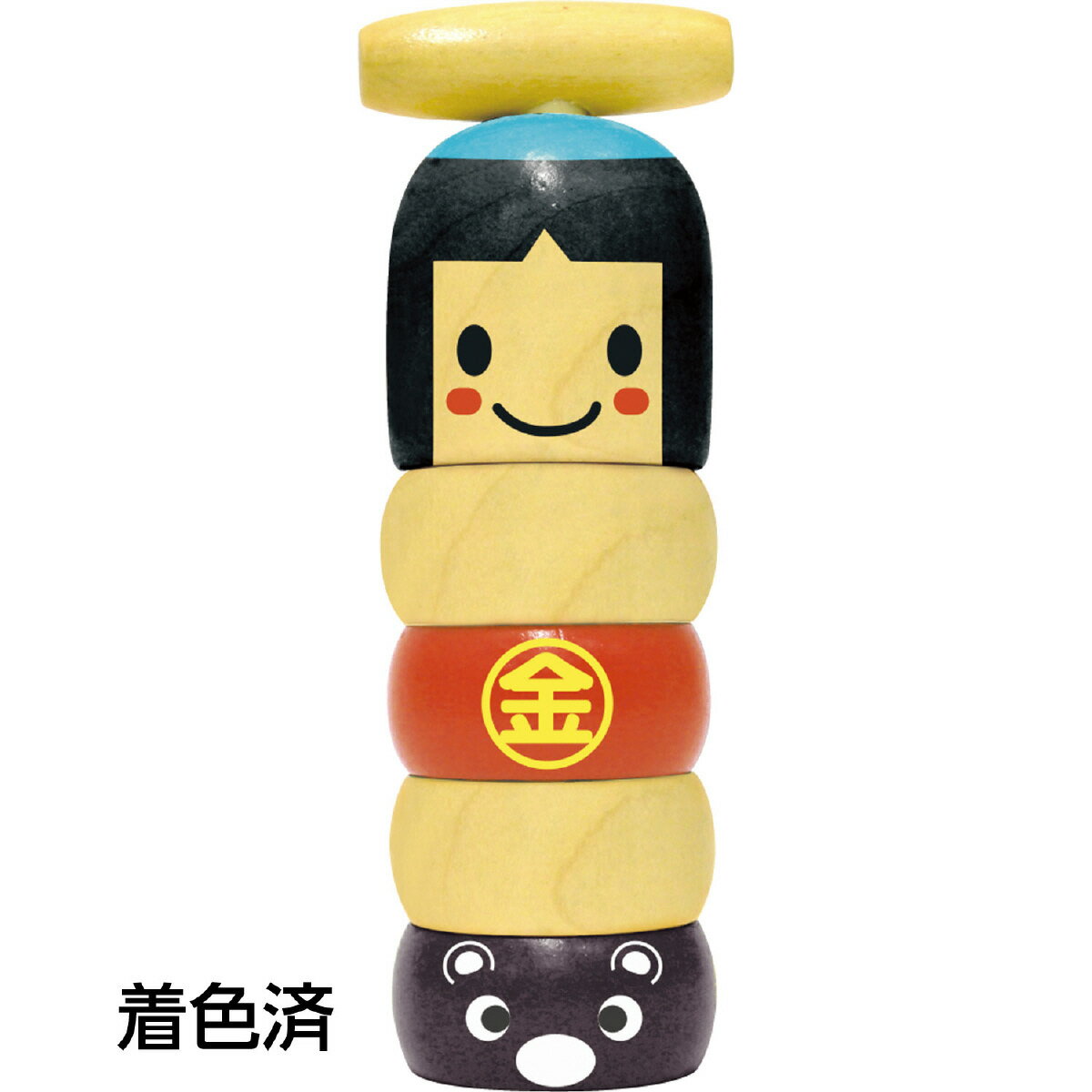 乐天商城 - 【個人宅配送不可】金太郎だるま落し(木製玩具)　アーテック