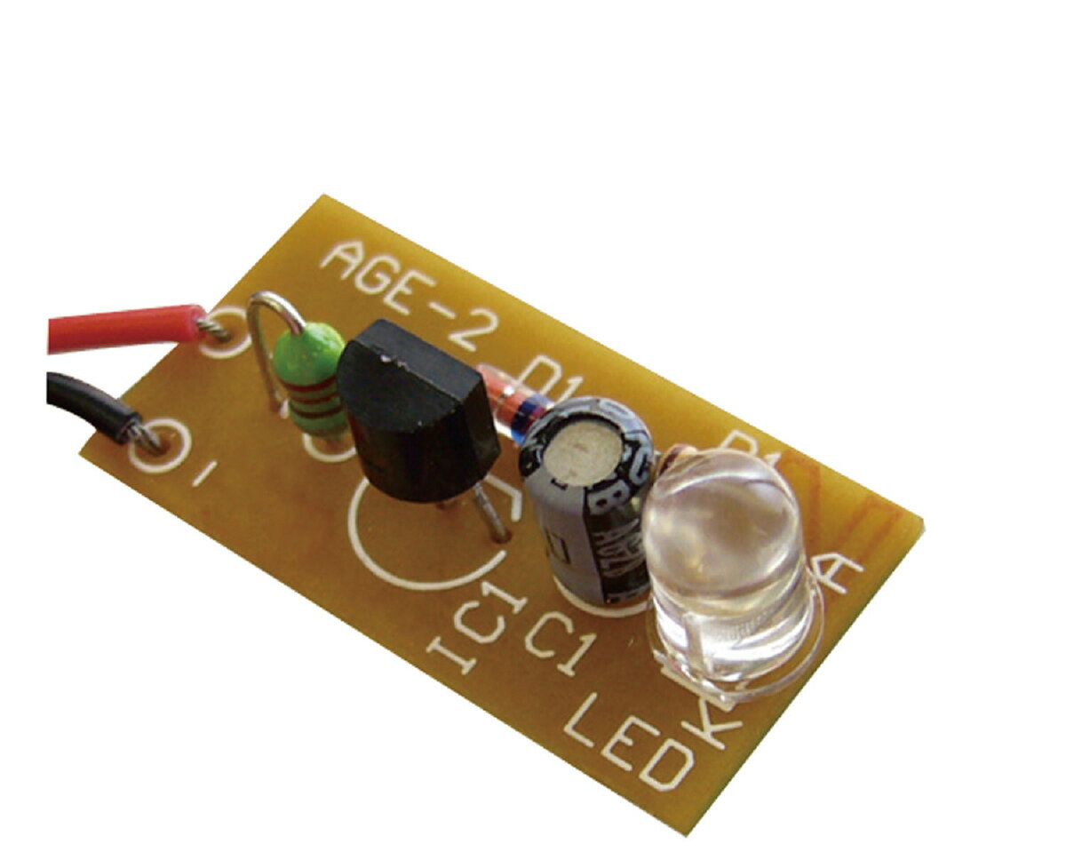 【個人宅配送不可】1.5V白色LED点灯キット アーテック