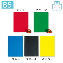 【正規代理店】 色透明下敷 10枚セット B5 レッド グリーン ブルー スモーク イエロー 共栄プラスチック ORIONS オリオンズ 暗記(3)