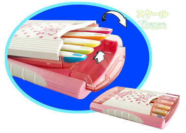 彫刻刀セット ミルキーピンク白×ピンクにリボンやドット・ハート柄がかわいい小学校の図工の授業に最適小学生から大人まで使える女の子向き彫刻刀【 送料無料 】