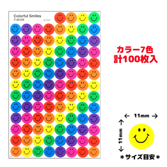 TREND USXebJ[ JtX}C Colorful smiles T-46134 100s[X