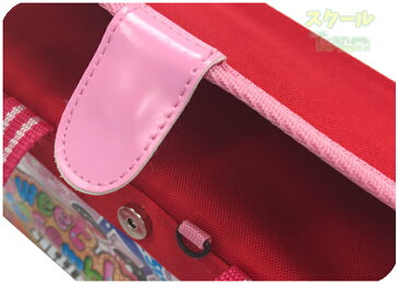 画材セット アンサンブルピンク×レッドにスイーツと音符のイラストがとってもキュート小学校の授業に必要な道具がそろっている小学生から大人まで使える女の子向き 絵の具セット【 送料無料 】