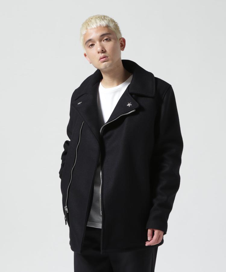 楽天SchottSchott/ショット 公式通販 |766US MELTON ZIP UP P-COAT/メルトン ジップアップ ピーコート アウター 羽織 定番 23FW