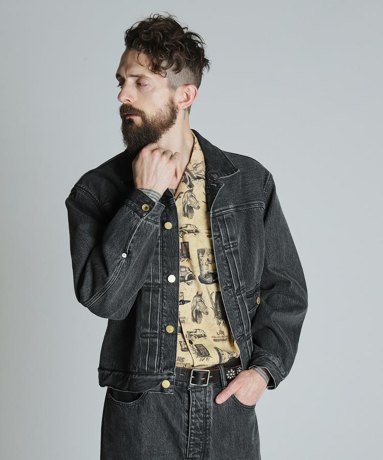d*t様 【希少】schott デニムジャケット　ライダース　ダブル　L Schott N.Y.C（ショット） 【ポイント10倍】Schott 馬革 ワンスター