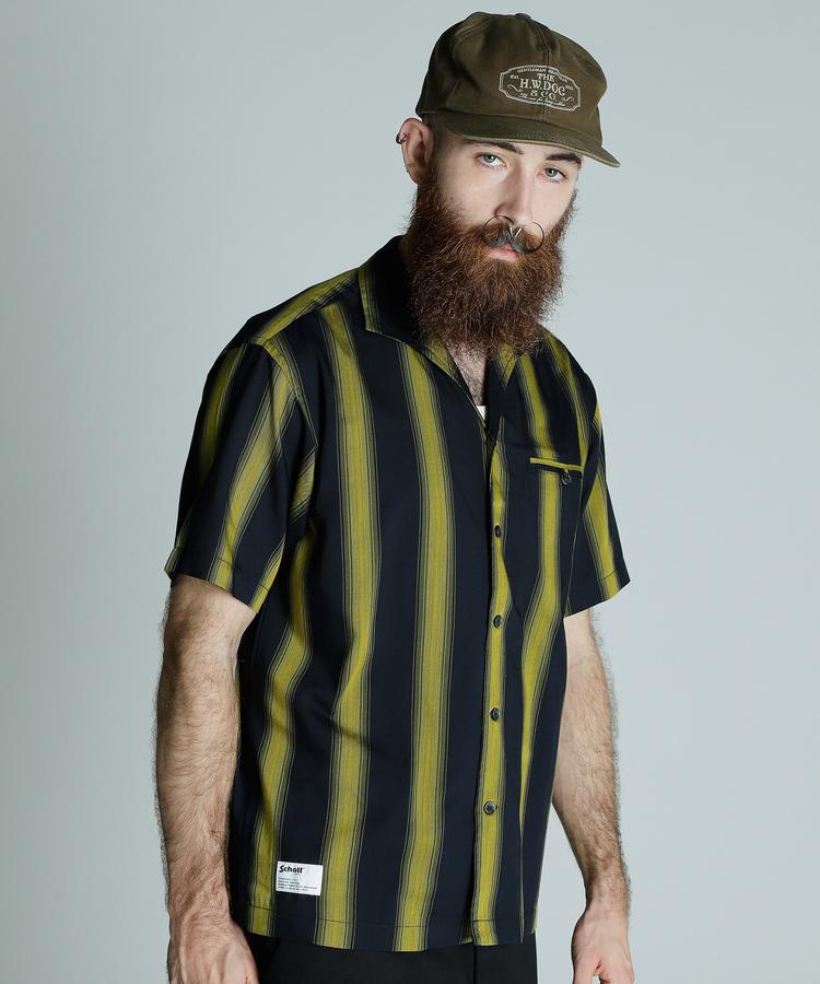★SALE|Schott/ショット 公式通販 |STRIPE SS SHIRT/ストライプ SSシャツ ※セール品...