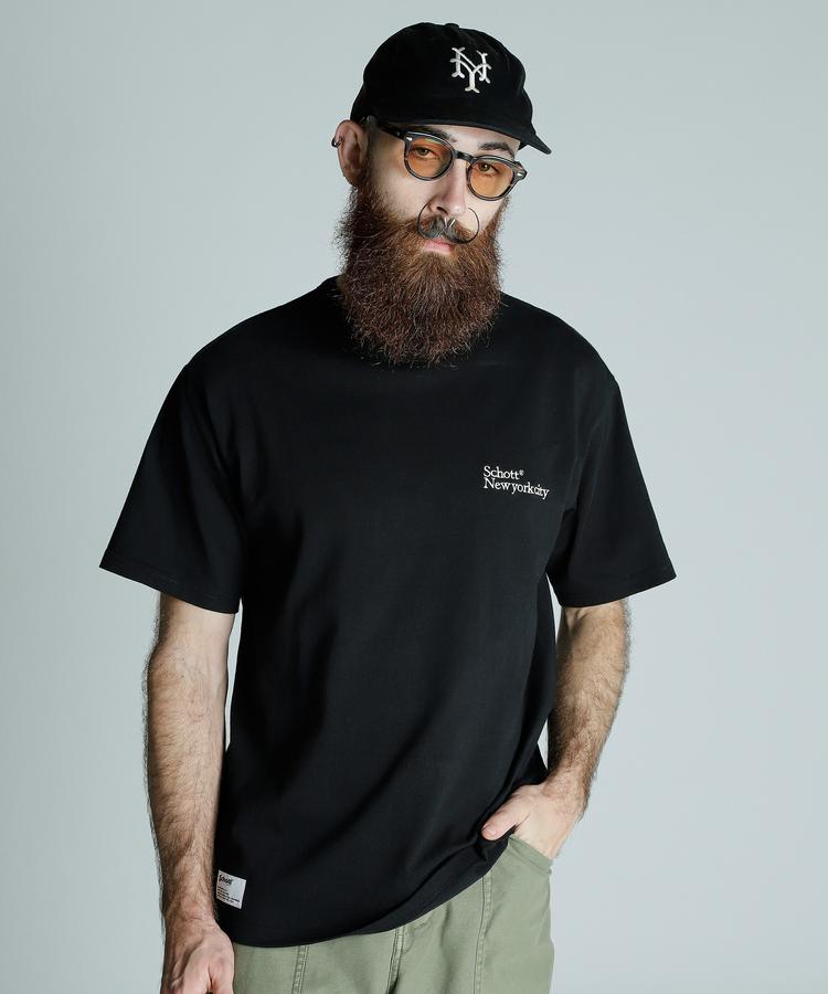 ★SALE|Schott/ショット 公式通販 |T-SHIRT EMB. Schott NYC/刺繍Tシャツ ショット ...