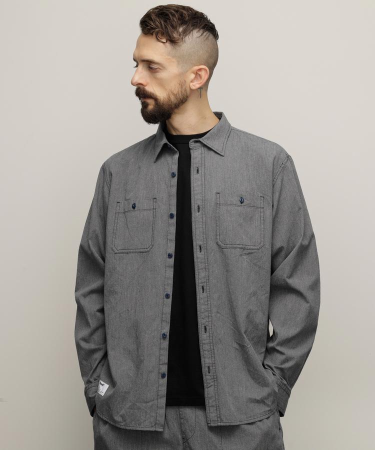 Schott/ショット 公式通販 |COTTON COVERT LS SHIRT/コットン コバート ロングスリ...