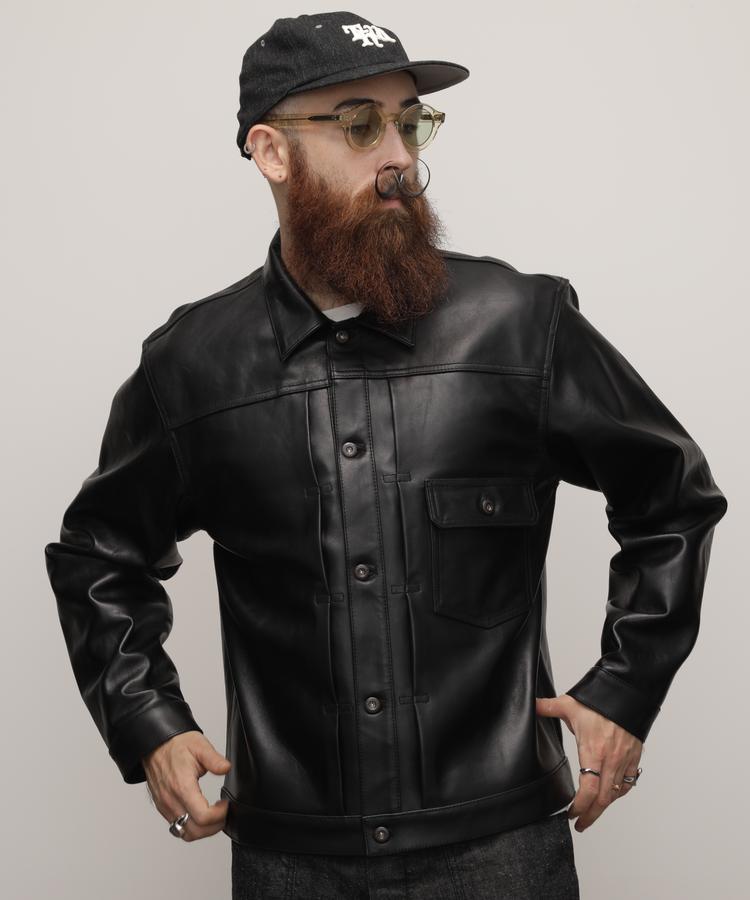 Schott/ショット 公式通販 |SHEEP LEATHER 1st TRACKER JACKET/シープレザー トラ...