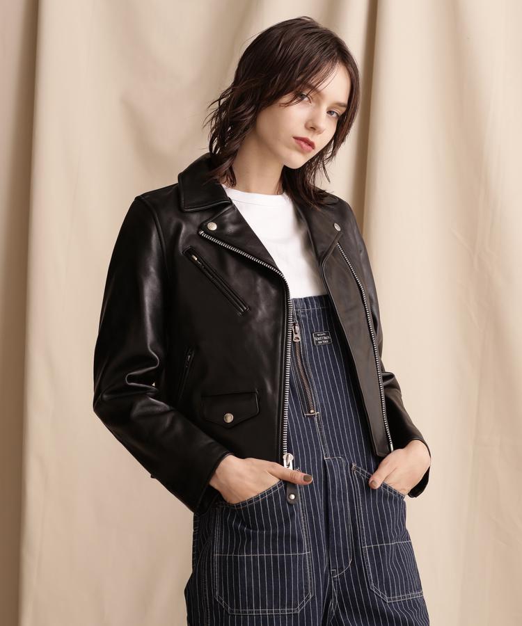 楽天市場】schott ライダース（サイズ（S/M/L）S）（レディース