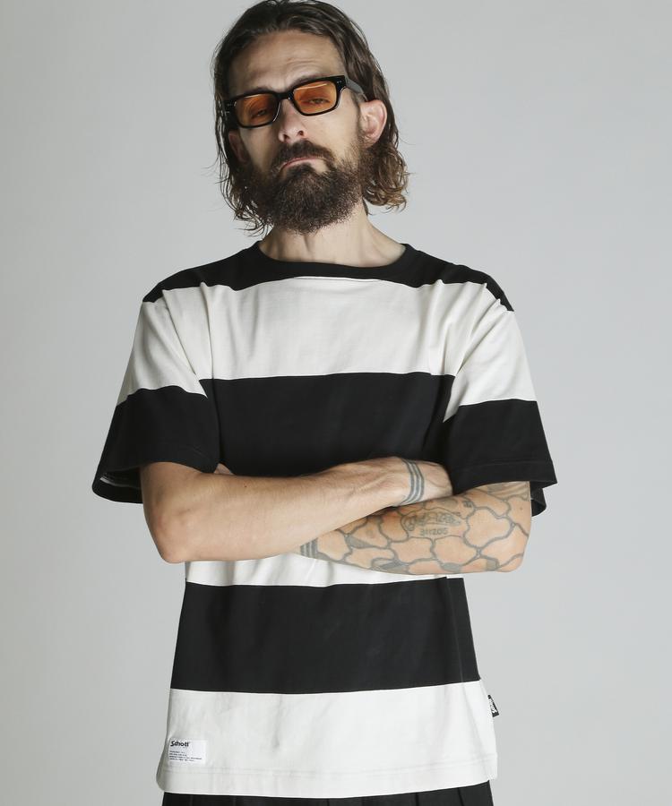 Schott/ショット 公式通販 |WIDE BORDER T-SHIRT/ワイドボーダー Tシャツ