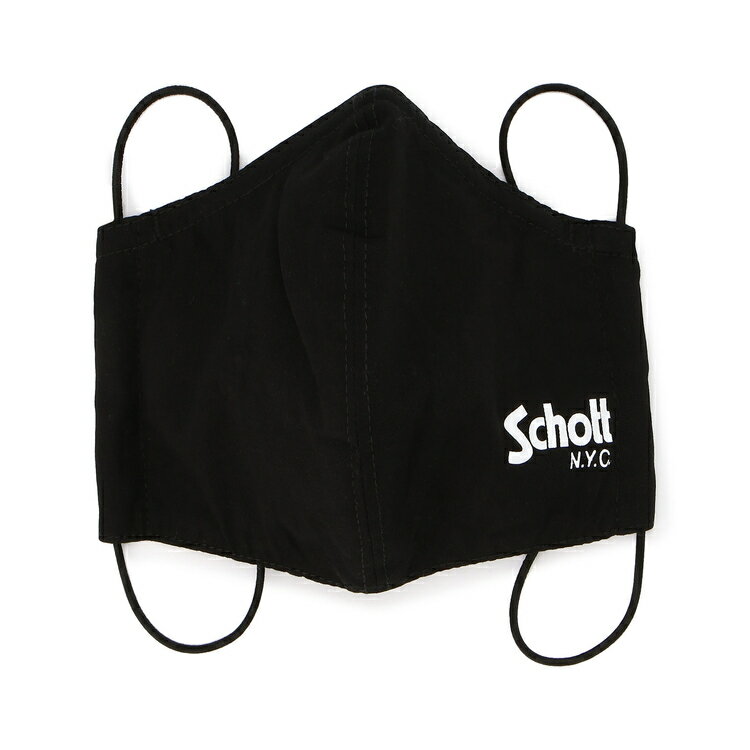 Schott/ショット 公式通販・直営店限定 | 単品 耳が痛くならないストラップ付マスク Schott MASK 無地 バンダナ柄
